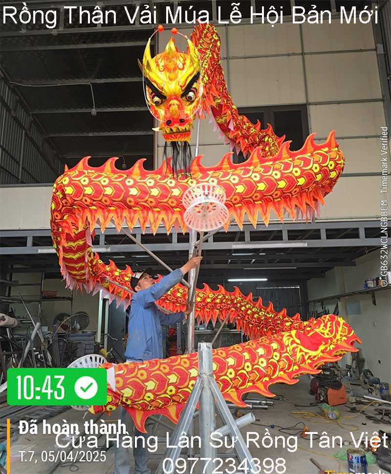 bộ rồng 9 khúc múa lễ hội