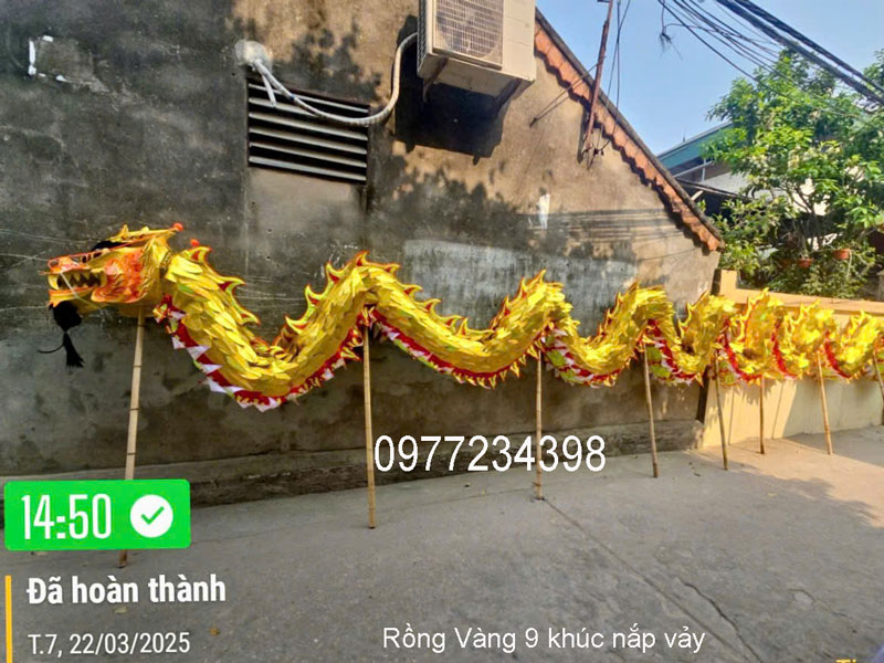 rồng vang 9 khúc dùng trong múa lễ hội việt nam