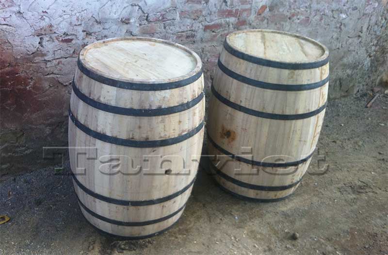 thùng gỗ trang trí mẫu 90 cm