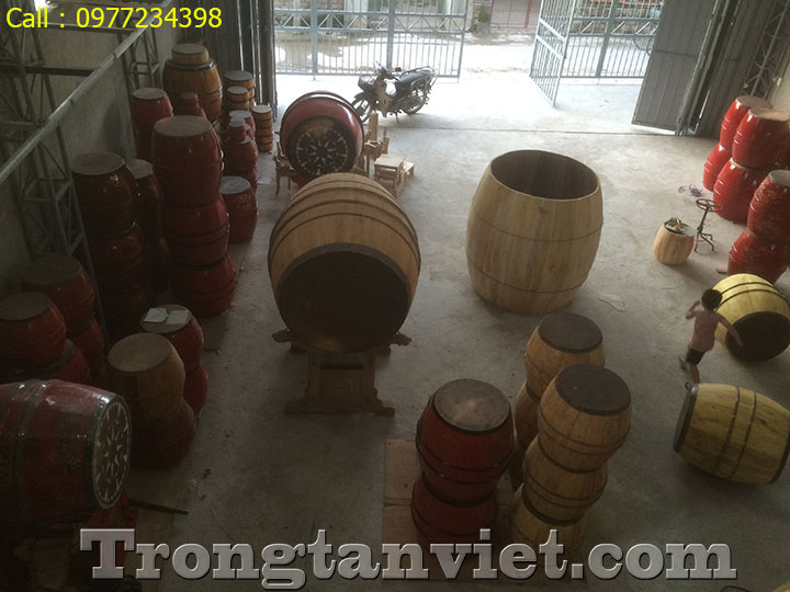 xưởng sản xuất trống gỗ tân việt